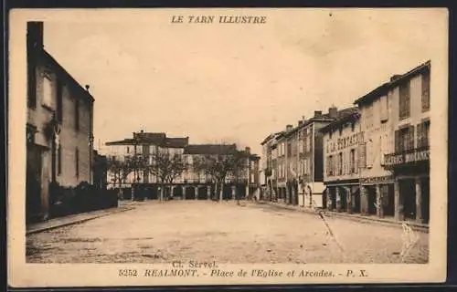 AK Realmont, Place del`Eglise et Arcades