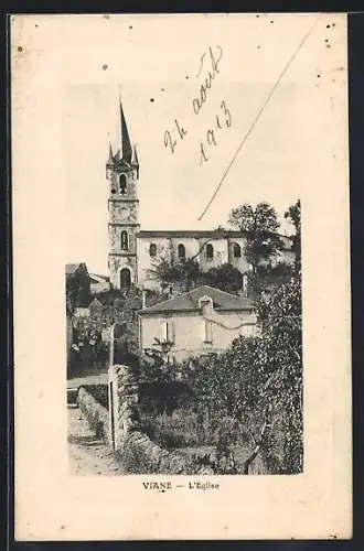 AK Viane, l'église