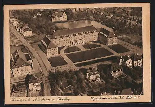 AK Oldenburg i. O., Ministerium und Landtag, Fliegeraufnahme