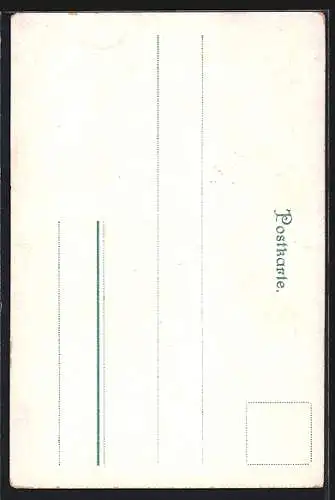 AK Eitle Frau wird mit einem Pfau verglichen