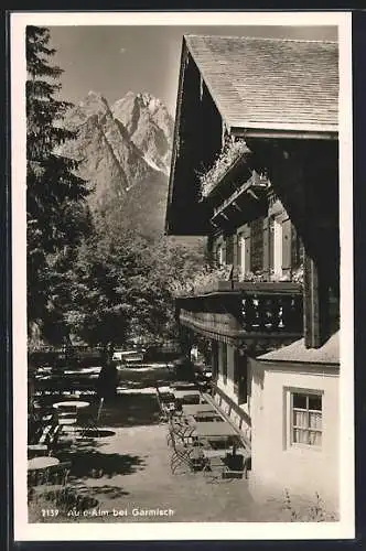 AK Garmisch, Gasthaus Aule-Alm