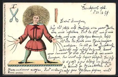 Künstler-AK Struwwelpeter aus dem Kinderbuch von H. Hoffmann