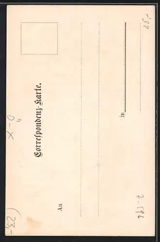 Lithographie Bad Hall /Ob. Österr., Ortsansicht aus der Vogelschau