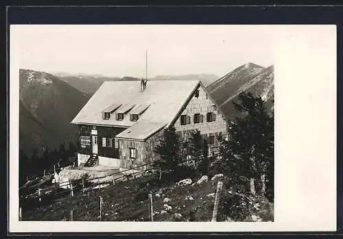 AK Waldfreunde-Hütte, Berghütte auf dem Oderberg