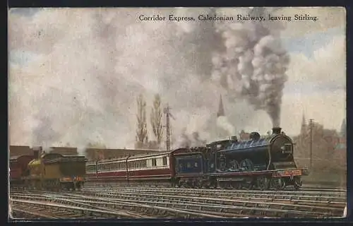 AK Corridor Express, Caledonian Railway, leaving Stirling