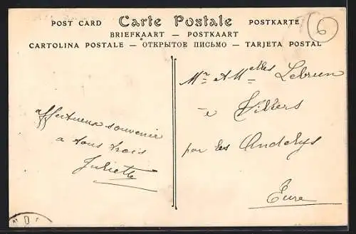 AK Triel /S.-et-O., Le Pont suspendu