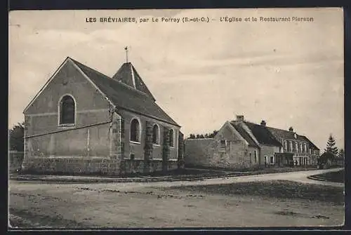 AK Les Bréviaires, L`Église et le Restaurant Pierson