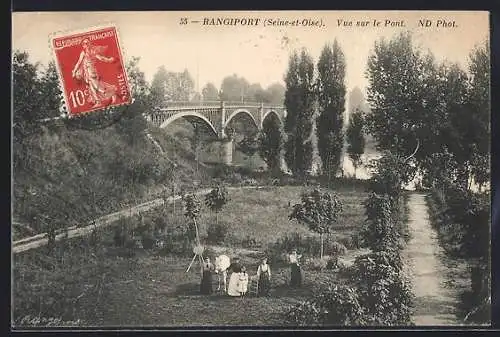 AK Rangiport /S.-et-O., Vue sur le Pont