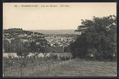 AK Hardricourt, Vue sur Meulan