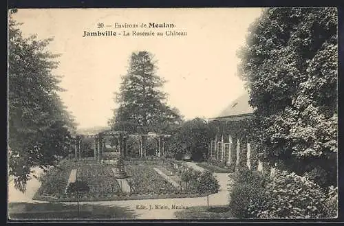 AK Jambville /Meulan, La Roseraie au Chateau