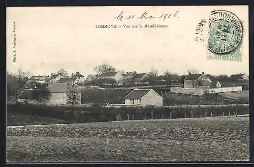 AK Lommoye, Vue sur le Mesnil-Guyon