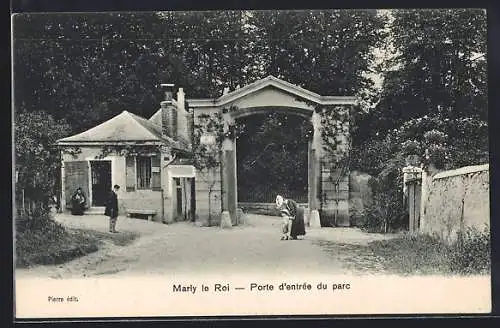 AK Marly le Roi, Porte d`entrée du parc