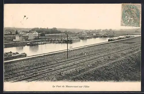 AK Maurevourt, le port sur l`Oise