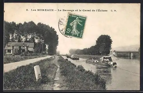 AK Les Mureaux, Le Barrage et le Canal de l`Écluse