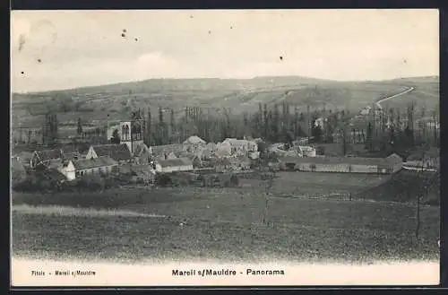 AK Mareil-sur-Mauldre, Panorama, l'Eglise