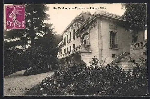 AK Mézy /Meulan, Villa