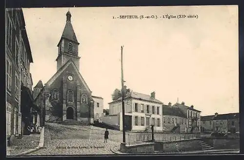 AK Septeuil, L`Eglise X IIe siecle