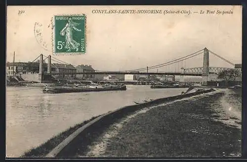 AK Conflans-Sainte-Honorine, Le Pont Suspendu