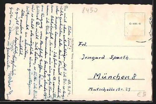 AK Amberg /Opf., Kaiser Wilhelm-Kaserne