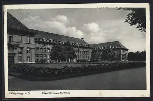 AK Oldenburg i. O., Blick aufs Staatsministerium