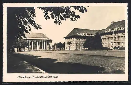 AK Oldenburg i. O., Blick auf das Staatsministerium