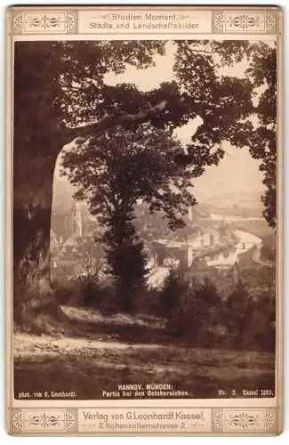 Fotografie G. Leonhardt, Kassel, Ansicht Hann. Münden, Panorama von den Oktober-Eichen gesehen