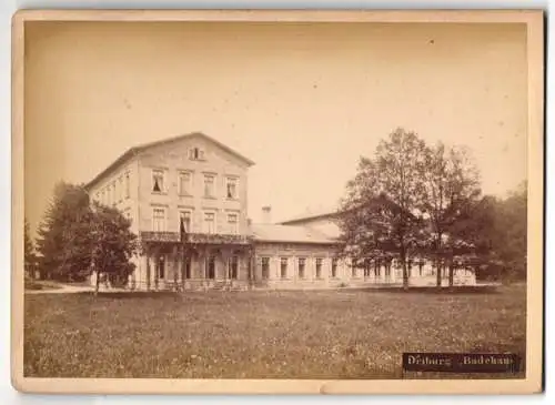 Fotografie Otto Liebert, Holzminden, Ansicht Driburg, Badehaus um 1891