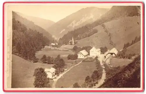 Fotografie unbekannter Fotograf, Ansicht Höllsteig, Sternenwirtshaus von der Bergstrasse gesehen