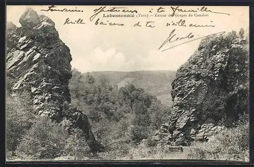 AK Labessonnie, Entrée des Gorges du Canalou