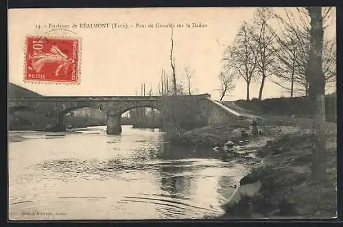 AK Réalmont, Pont de Gassalès sur le Dadou