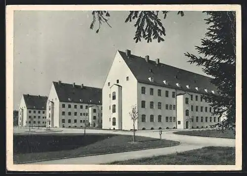 AK Landsberg / Lech, Gebäude der Saarburg-Kaserne