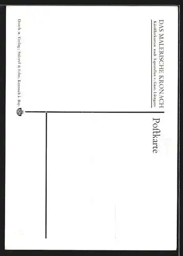 AK Kronach, Ehrensäule mit Gasthaus