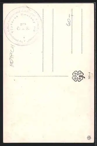 Künstler-AK C.V.Muttich: Mädchen in einer Tracht