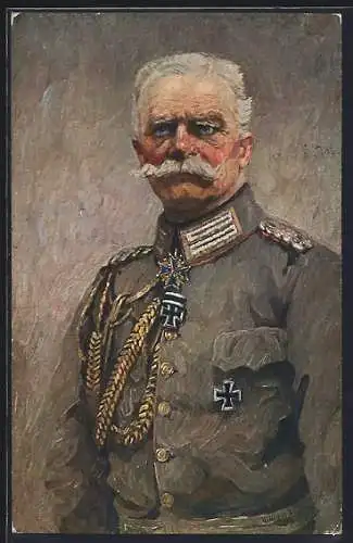 Künstler-AK Generalfeldmarschall von Mackensen in Feldgrau