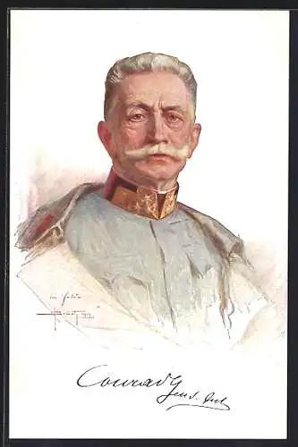 AK General Conrad von Hötzendorf in Uniform