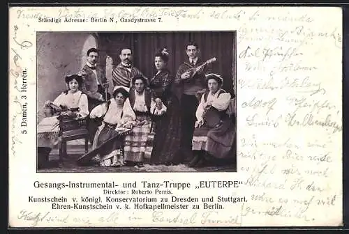 AK Gesangs- und Tanzgruppe Euterpe, Dir. Roberto Perris