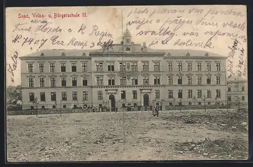 AK Saaz, Volks- u. Bürgerschule II.