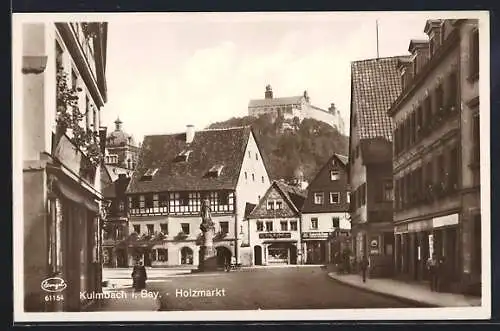 AK Kulmbach i. Bay., Holzmarkt