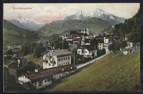 AK Berchtesgaden, Ansicht des Ortes