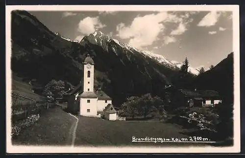 AK Brandberg, Kirchenpartie am Kolm