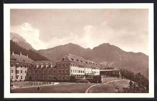 AK Hochzirl, Heilanstalt der Krankenversicherungsansstalt der Bundesangestellten, Südwestfront und Frauenliegehalle