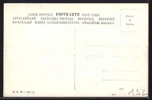 Künstler-AK Karl Feiertag: Wien II, Leute in der Praterstrasse, Pferdegespann