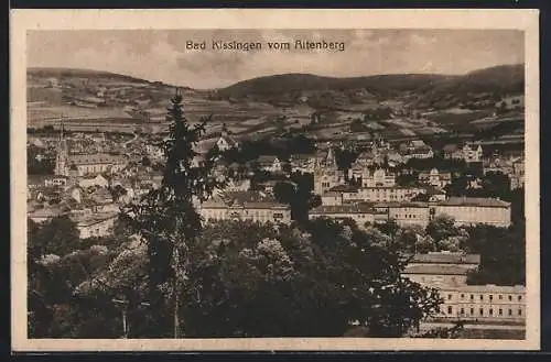 AK Bad Kissingen, Panoramablick vom Altenberg