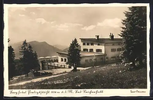 AK Bad Reichenhall, Berghotel Predigtstuhl