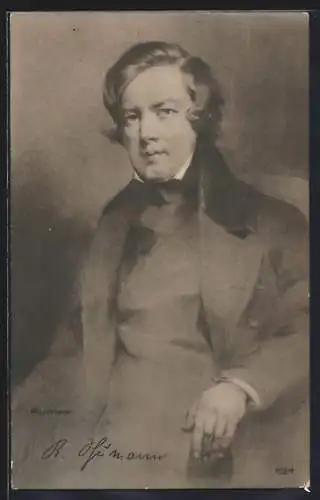 AK Robert Schumann Portrait