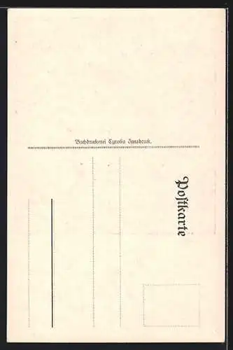 Künstler-AK Landeck, Schloss