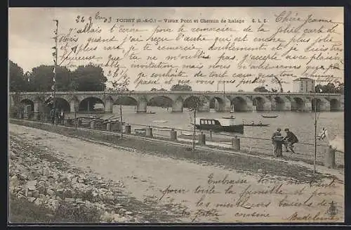 AK Poissy, Vieux Pont et Chemin de halage