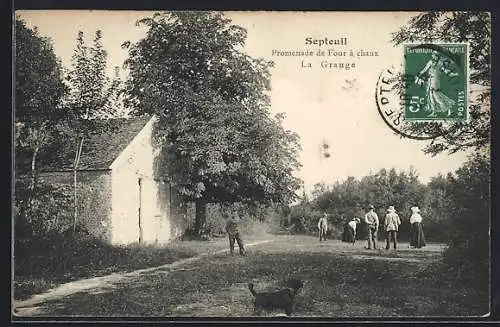 AK Septeuil, Promenade de Four à chaux La Grange