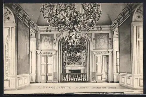 AK Maisons-Laffitte, Le Château, La Salle des Gardes