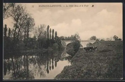 AK Maisons-Laffitte, Le Petit Bras et le Pont